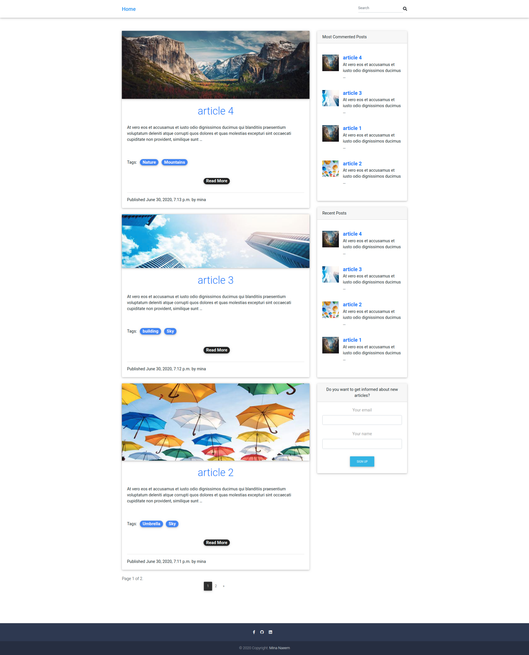 blog with Django