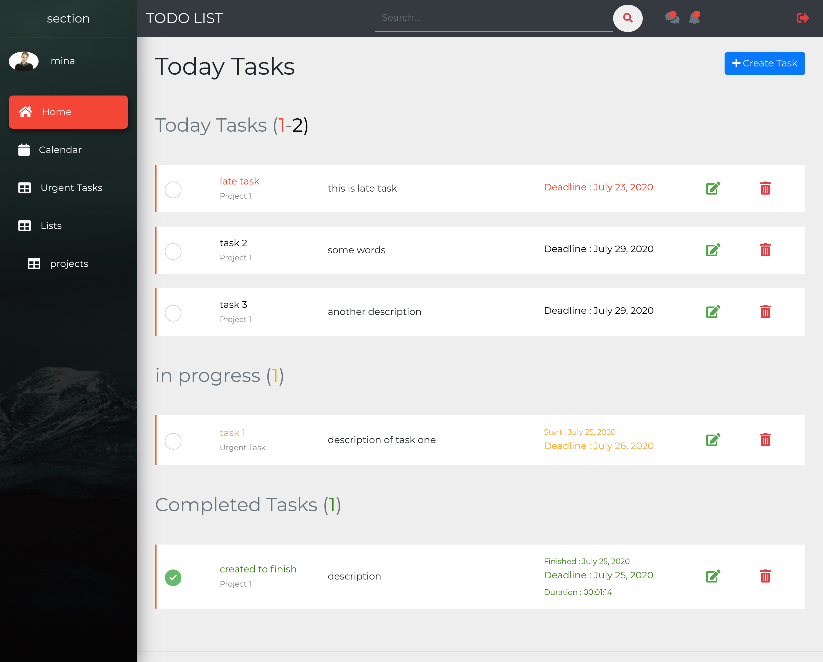Advanced Todolist